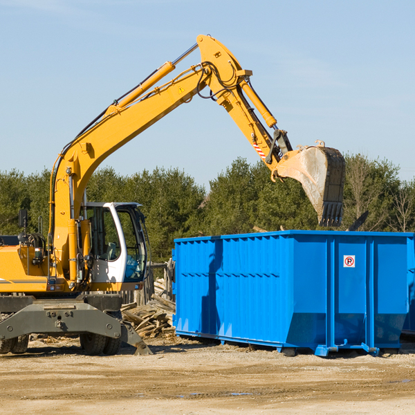 what size residential dumpster rentals are available in Kratzerville PA